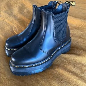Dr. Martens Platform Chelsea Boots Size 6